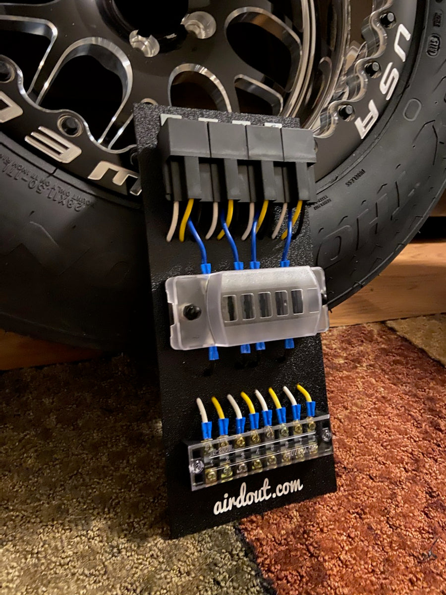 Race Car Fuse/ Relay Panel Block 4 Way AirdOut